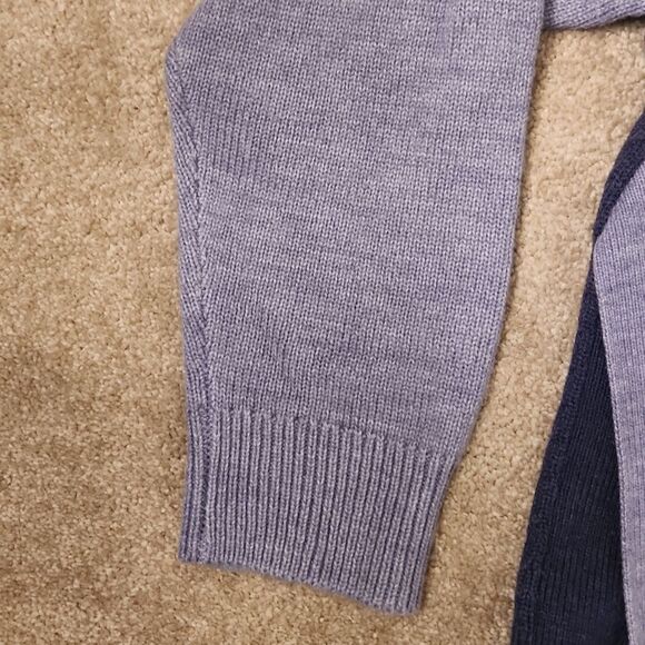 Tommy Hilfiger Women's Blue Mockneck Sweater w/ Stripes on Shoulders Size XL NWT - Picture 6 of 12